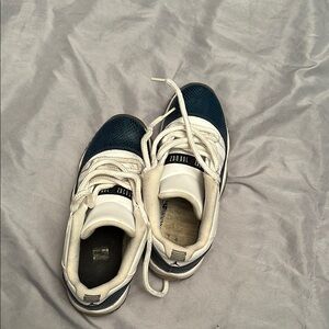 Nike Air Jordan 11 Low Snake Navy 2019 Casual Blue and White Sneakers